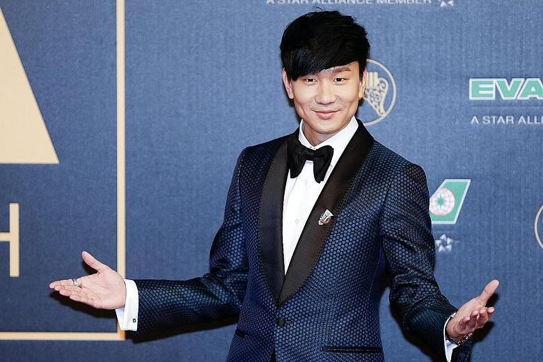 JJ Lin won two awards - the coveted Best Male Mandarin Singer award and the Best Composer award for his hit song, Twilight.