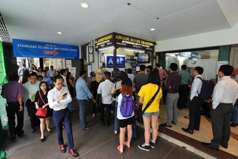 Singaporeans flock to money changers after pound dives on Brexit news
