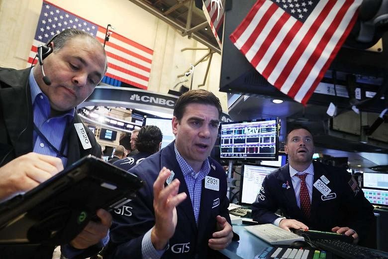 Traders working at the New York Stock Exchange following news that Britain had voted to leave the European Union on June 24, 2016.