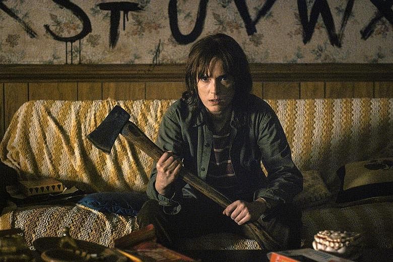 In Stranger Things, actress Winona Ryder (above) plays a mother of a boy who mysteriously vanishes.