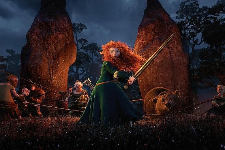 Disney was hit with a petition in 2013 when it issued a redesigned, sexualised version of Scottish princess Merida (above) for Brave.