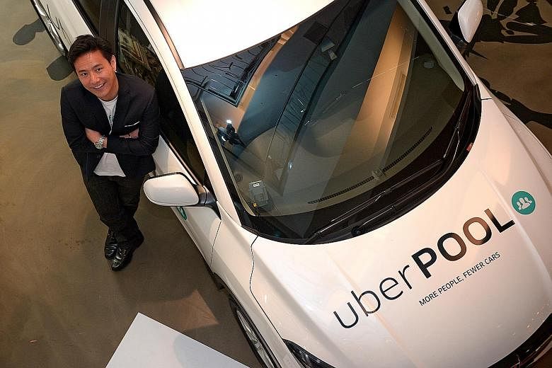 Uber Singapore general manager Warren Tseng says the new service is meant to address what he terms "look-alike" trips, with multiple passengers taking similar routes, adding that the firm sees a lot of trips going in the same direction, around the sa
