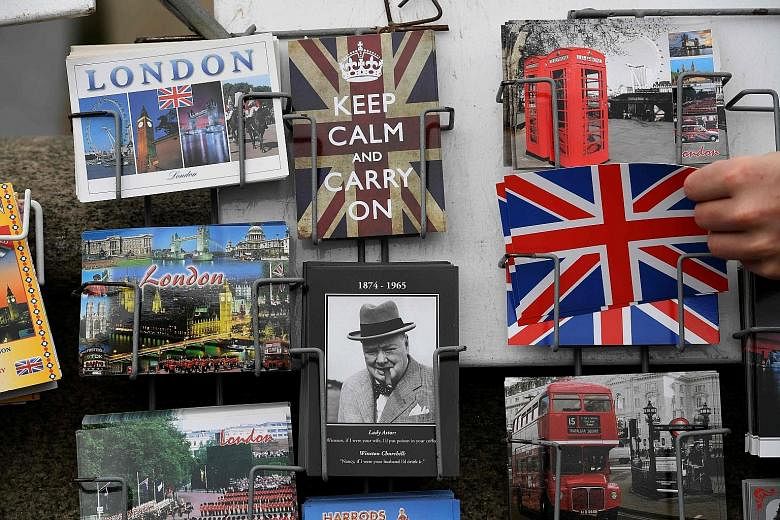 Mr Stephen Crabb was first off the mark in declaring for the Tory top post. Winston Churchill and the Union Jack feature on postcards as Britain comes to grips with its Brexit vote, with the ruling Tories set to elect a new leader and the opposition 