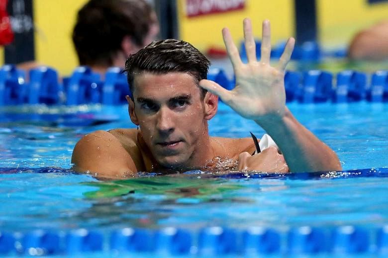 Swimming Michael Phelps Becomes 1st Male Swimmer To Make Five Us Olympic Teams The Straits Times