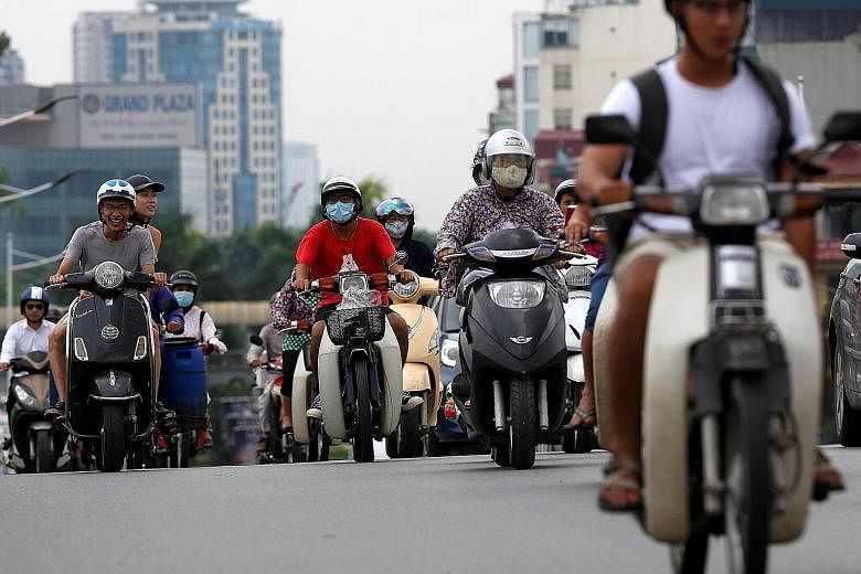 One in every two of Vietnam's 90 million people owns a motorcycle, and Hanoi is forecast to have seven million motorcycles on its roads in the next two years.