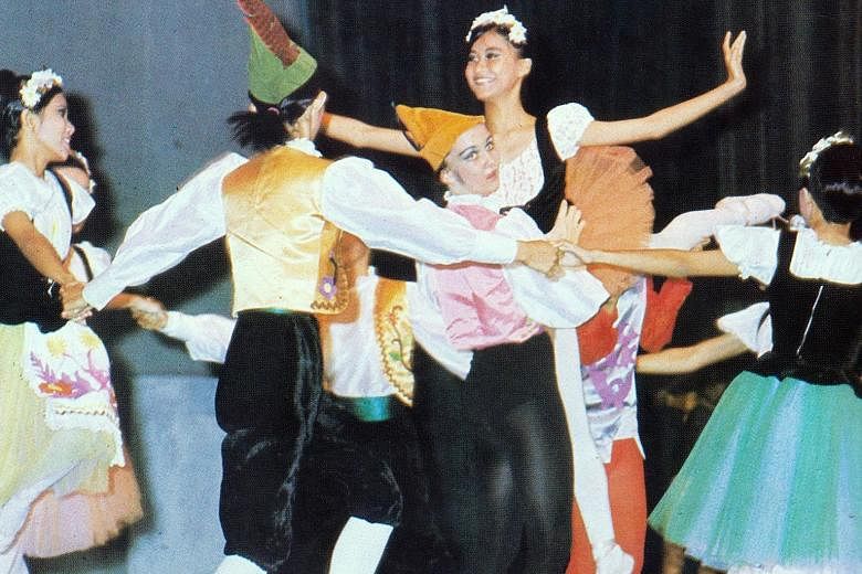 Dance performance at the Music and Dance Presentation at the National Theatre in 1970.