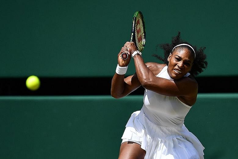 Top seed Serena Williams will equal Steffi Graf's Open era record of 22 Grand Slam titles if she triumphs today in the Wimbledon women's singles final against Germany's Angelique Kerber, who defeated her sister Venus in the semi-final.