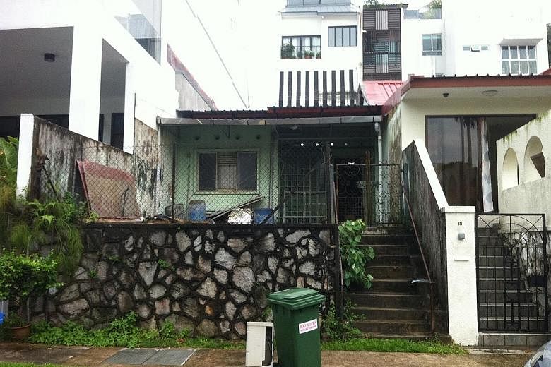 The house at 17 Jalan Batai, off Upper Thomson Road, where the two sets of remains were found. The two sisters who lived in the house were reclusive.