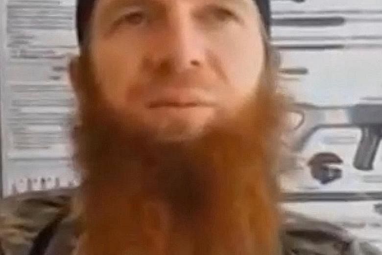 Ginger-bearded Shishani, 30, was also known as Omar the Chechen. He was a close military adviser to ISIS leader Abu Bakr Al-Baghdadi.