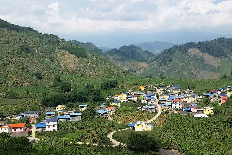 Above: Refugee villages near the Vietnam-China border like Laowachang in Yunnan are often impoverished.