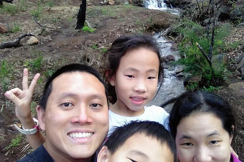 Freelance writer Adam Reutens-Tan with his wife Bee Kay, daughter Clare and son Cassian. He writes to the Forum page mainly about social and environmental issues.