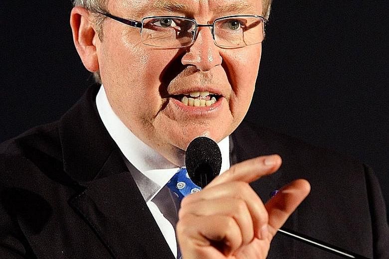 Former Aussie PM Rudd is among over a dozen high-profile candidates for the UN's top job.