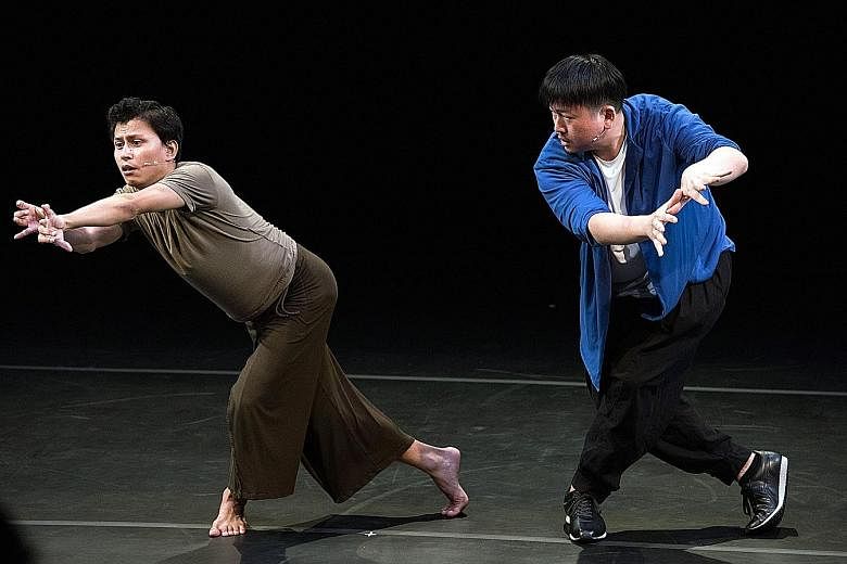 SoftMachine by Choy Ka Fai (right, with Surjit Nongmeikapam) explores the state of contemporary dance in Asia.