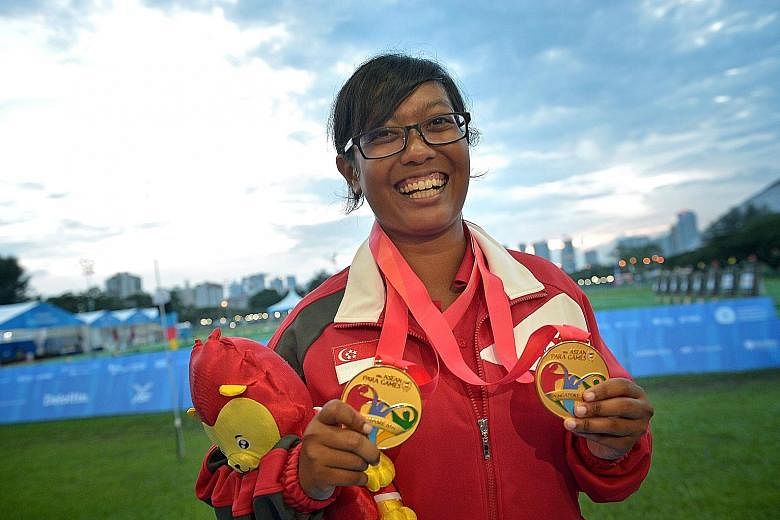 Long jumper Suhairi Suhani and compound archer Syahidah Alim are both first-time Paralympians.