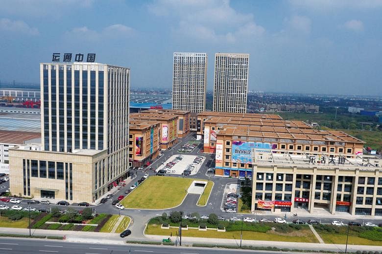 Stage 1 Properties of Bei Gang Logistics, one of the largest e-commerce developments in the Yangtze River Delta. This is one of six properties in EC World Reit's portfolio. 