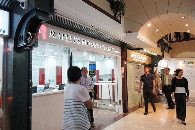 The MAS said Raffles Money Change (RMC) "exercised weak management oversight" and it was finalising regulatory actions. RMC was censured for alleged links to the flow of funds related to the 1MDB scandal.