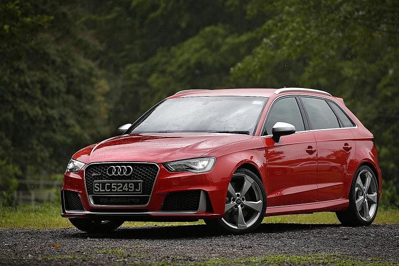 The RS 3 Sportback is well-furnished, but has a rock-hard ride calibrated for carving up the tarmac.