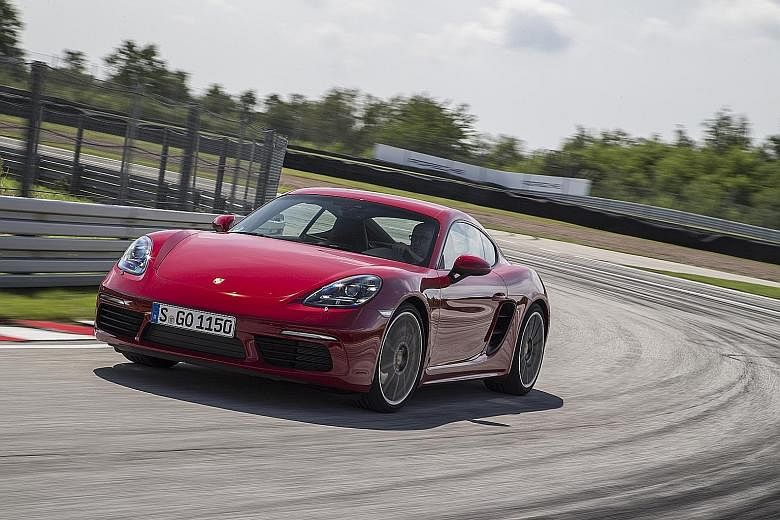 The 718 Cayman S has precise steering and an almost saloon-car ride comfort.
