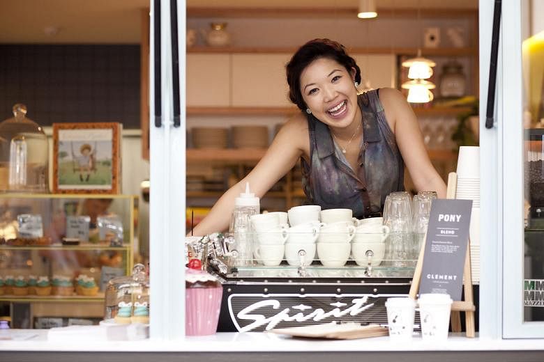 Ms Wong, who runs a cafe with an Alice In Wonderland theme in a small arcade in the centre of Melbourne, says the recycling scheme has made everything a bit cleaner and helped her run the cafe better.