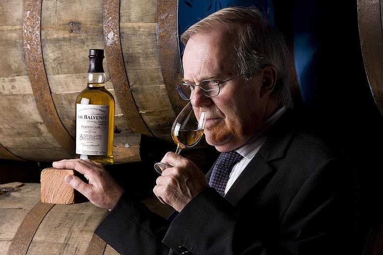 Mr David Stewart is known as one of the longest- serving malt masters in Scotland, having been at William Grant & Sons for 54 years.