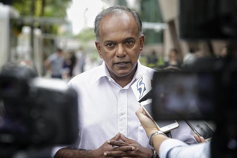 Mr Shanmugam (top) criticised AHTC chairman Pritam Singh (above) "for suppressing the truth (designed to mislead) both in Parliament and in Court".