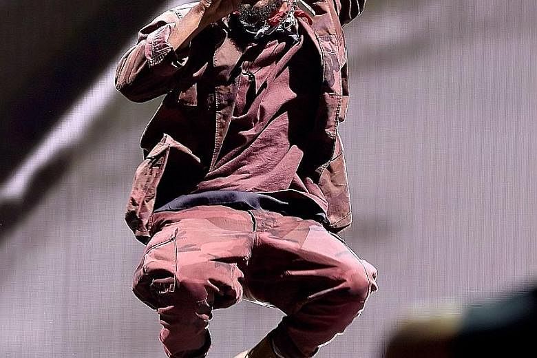 Kendrick Lamar performing at the inaugural Panorama festival.