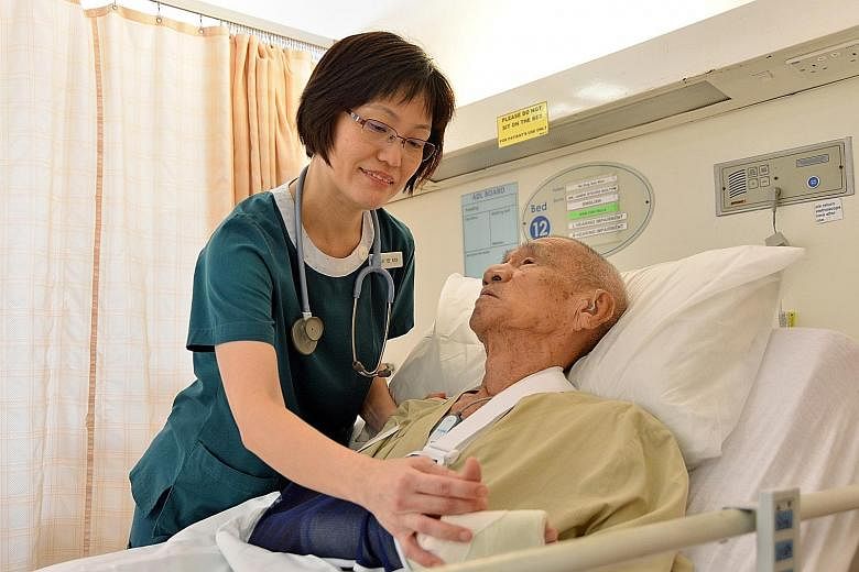 Ms Tay has an affection for older people and can communicate well with patients in dialect.