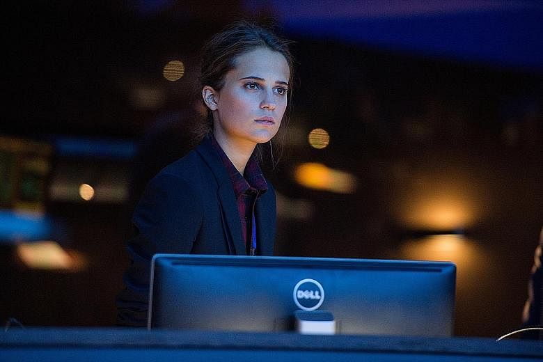 Alicia Vikander is a CIA computer specialist with an ambiguous moral code in Jason Bourne.