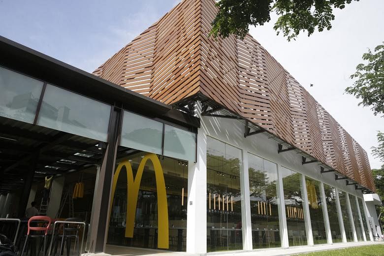 McDonald's East Coast Parkway outlet is one of its newest. The company's market share was 41.6 per cent last year, ahead of rival Yum Brands.
