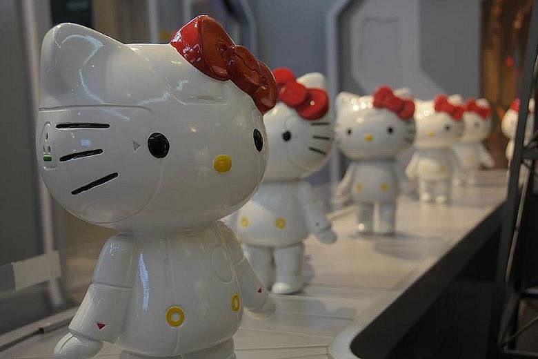 The Robot K figurine was one of the highlights at the Robot Kitty exhibition held last month at Suntec Singapore Convention and Exhibition Centre.