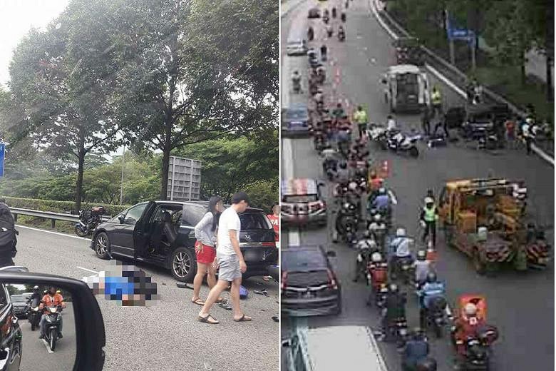 Motorcyclist, 53, Killed In Accident On BKE | The Straits Times