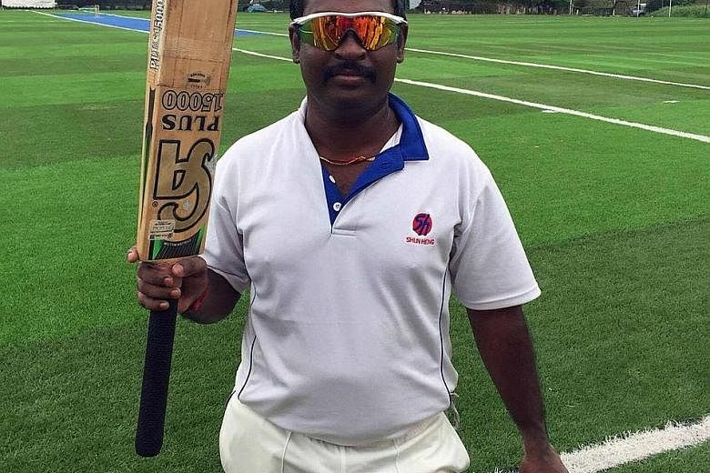 Rajendran Vijayababu had 44 boundaries and five sixes in his 102-ball knock yesterday.