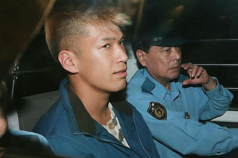 Uematsu, 26, allegedly killed 19 people and injured 26 others last week. He is said to have been unhappy with his job and harboured extremist views.