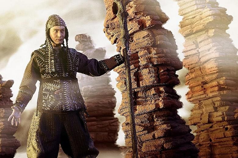 Actor Huang Xiaoming plays deity Erlang Shen in League Of Gods.