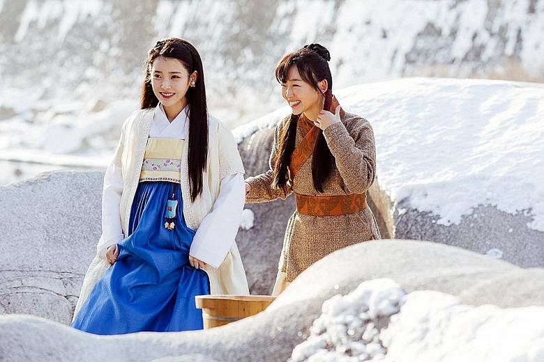 Korean singer- actress IU (above left) stars in the Korean remake of Chinese hit Scarlet Heart.