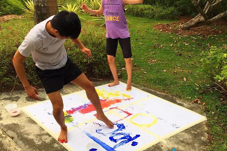Let's Lepak At Mount Faber will include activities such as dance painting, where participants create art using their bodies.