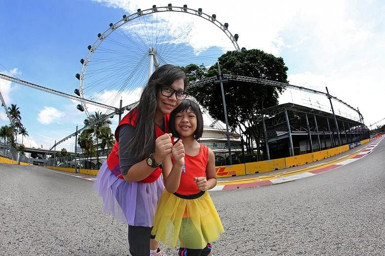 Zamilla Ma'Amin and her six-year-old daughter Amely will participate in the Princess Dash at the Great Eastern Women's Run for the first time on Nov 13.