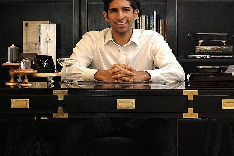 Mr Navin, the fifth-generation managing director of luxury goods group B.P. de Silva, took charge of Risis in September last year. He is one of only three people who know Risis' technique for plating orchids in pure gold. His sister runs B.P. de Silv