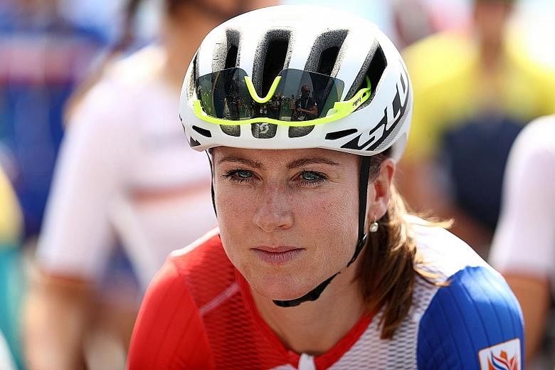 Dutch rider Annemiek van Vleuten was leading the women's road race when she crashed and hit her head by the side of the road. She suffered concussion and three cracks in her spine.