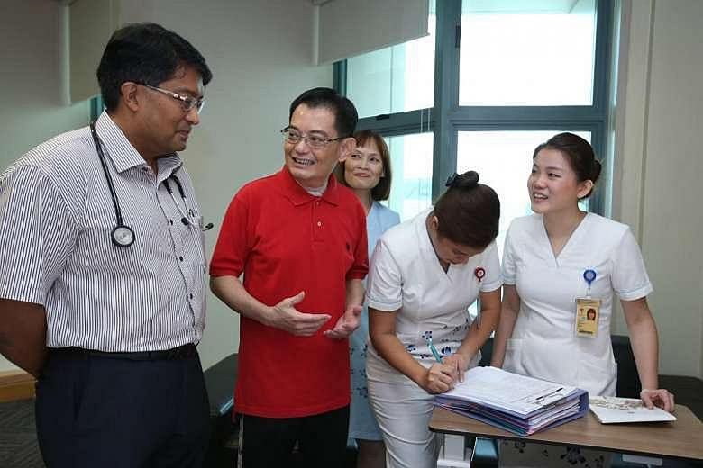 Mr Heng says doctors advised him to avoid crowded places to prevent infection during recovery.