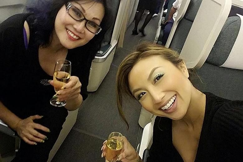 Mama Mai accompanied host Jeannie Mai (both above) throughout her two weeks filming in Singapore.
