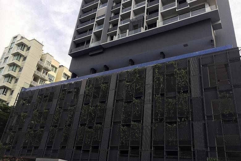 Glass panels in front of a fifth-storey infinity pool at the Cradels condominium in Balestier came crashing down last month, sending water raining to the ground. The BCA investigation found that water pressure had built up as a result of overflowing 