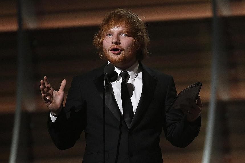 Grammy-winner Ed Sheeran is one of Britain's top-selling artists.