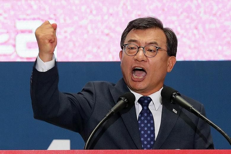 New Saenuri party chief Lee Jung Hyun has pledged to reform the party structure, bring back public confidence and pave the way to victory in the upcoming presidential election.