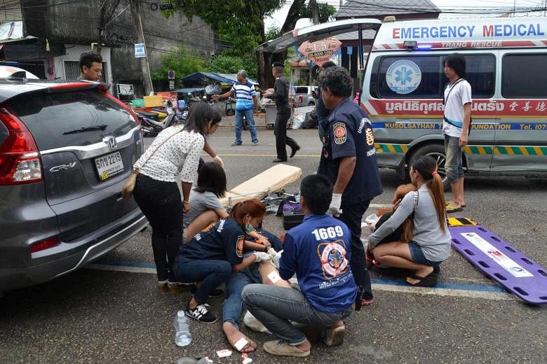 Four dead as string of blasts hit Thai tourist resorts, two detained by  police | The Straits Times