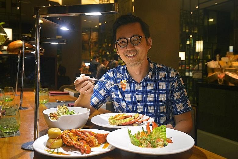 Singapore label Onlewo's Mike Tay (above) eats almost anything when he is dining out, but goes for porridge and eggs at home.