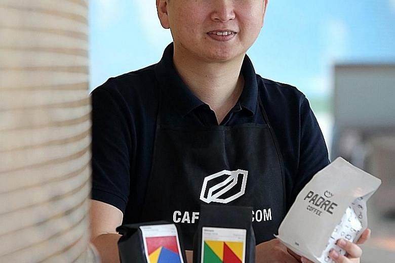 The roasted coffee beans for Cafebond co-founder Eugene Chen's e-commerce platform come from 15 well-known Australian cafes and roasteries, with the cost of a bag starting from $14.