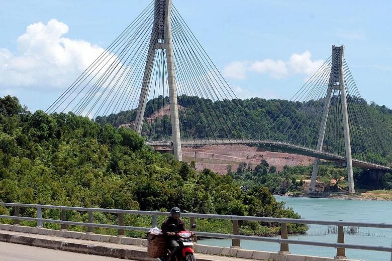Rempang, which is linked to Batam by a road bridge, and Bintan are an hour's ferry ride from Singapore.