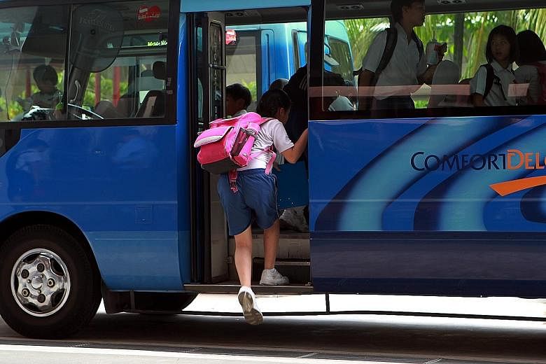 MOE says 31 schools are now using the Information Notice Board for School Bus Services portal and another 34 will join it in January next year. The website, set up in January last year, displays fares and allows operators not registered with GeBiz to