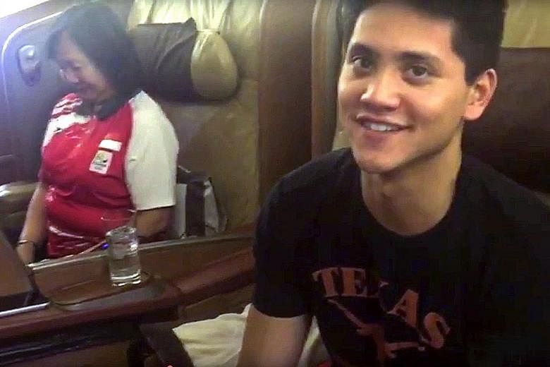 Singapore's Olympic golden boy Joseph Schooling, on board Flight SQ67 back to Singapore, already knows what he wants when he returns home from Brazil - a plate of chye tow kueh (carrot cake). During the flight, he told Straits Times editor-at-large H